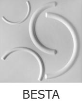 3D Reliefplatte - Wanddekor BESTA 3D Reliefplatte - Wanddekor BESTA