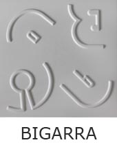 3D Reliefplatte - Wanddekor BIGARRA 3D Reliefplatte - Wanddekor BIGARRA