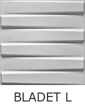 3D Reliefplatte - Wanddekor BLADET links 3D Reliefplatte - Wanddekor BLADET links