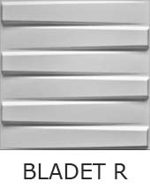 3D Reliefplatte - Wanddekor BLADET rechts 3D Reliefplatte - Wanddekor BLADET rechts