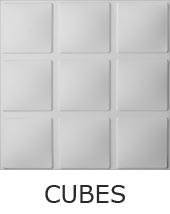 3D Reliefplatte - Wanddekor CUBES 3D Reliefplatte - Wanddekor CUBES