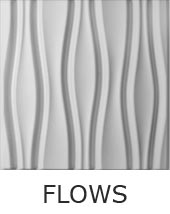 3D Reliefplatte - Wanddekor FLOWS 3D Reliefplatte - Wanddekor FLOWS