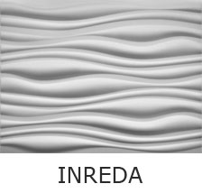3D Reliefplatte - Wanddekor INREDA 3D Reliefplatte - Wanddekor INREDA