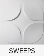 3D Reliefplatte - Wanddekor SWEEPS 3D Reliefplatte - Wanddekor SWEEPS