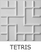 3D Reliefplatte - Wanddekor TETRIS 3D Reliefplatte - Wanddekor TETRIS